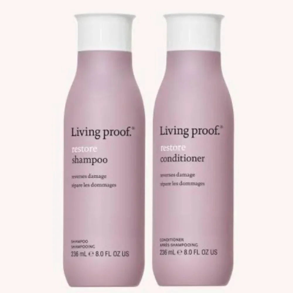 Living Proof Restore Shampoo & Conditioner Duo Set of 2 NEW